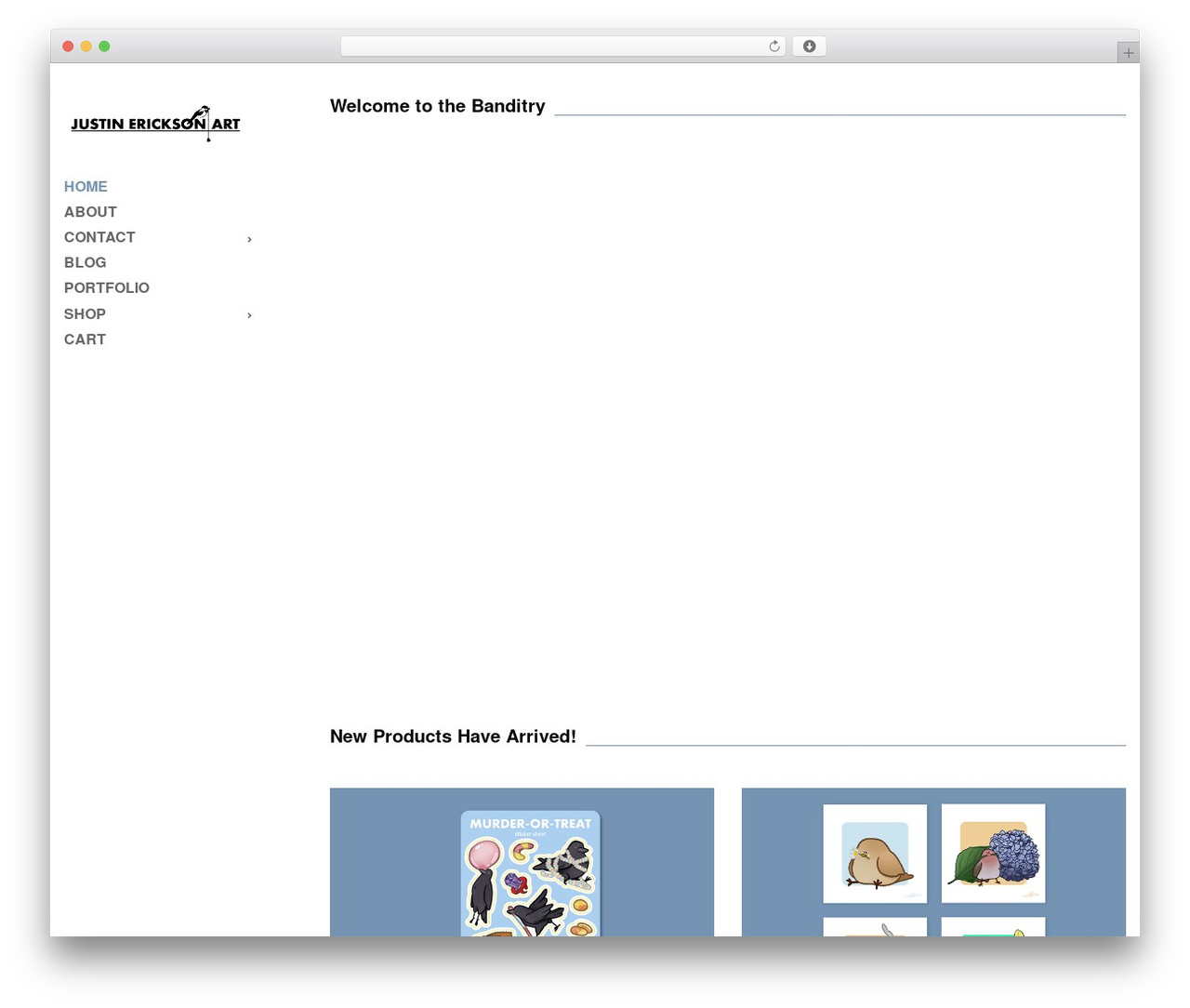 WordPress theme Corner - Ignition - justinericksonart.com WordPress theme Corner - Ignition - justinericksonart.com