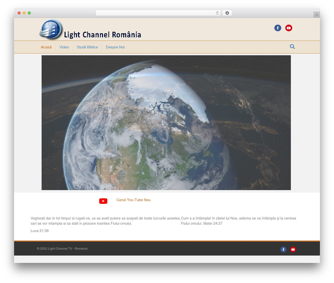 WordPress theme Beaver Builder Theme - lightchanneltv.ro