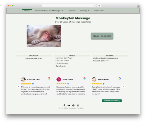 WordPress theme Frolic - monkeytailmassage.com WordPress theme Frolic - monkeytailmassage.com