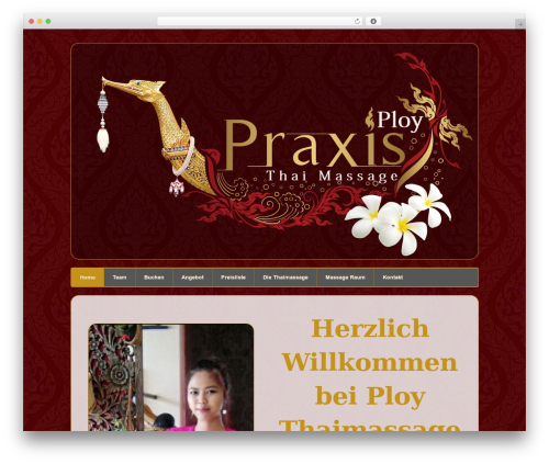 WordPress theme Responsive Pro - ploy-thaimassage.ch