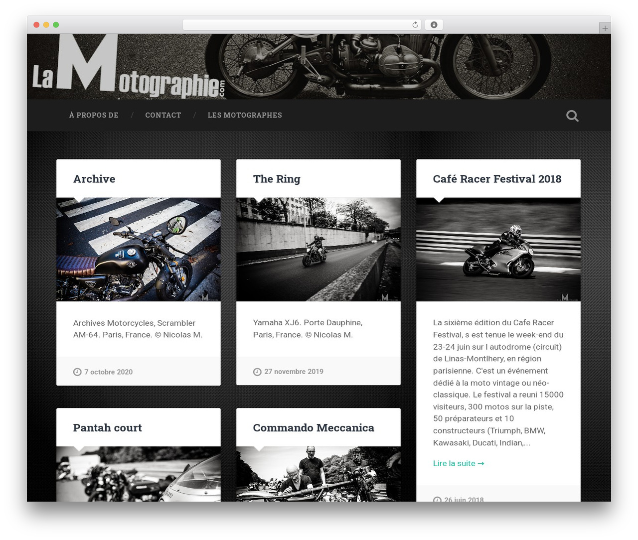 Baskerville 2 - WordPress.com WordPress theme - lamotographie.fr
