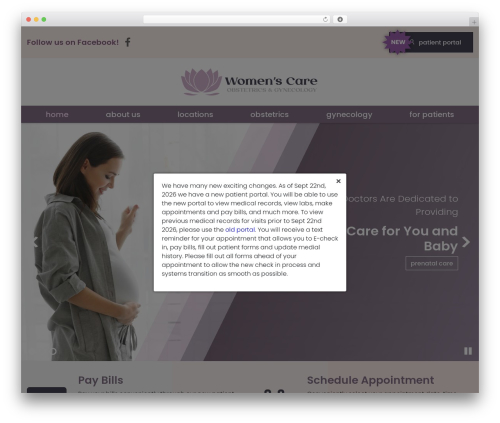 Mypractis WordPress plugin - womenscare-obgyn.com
