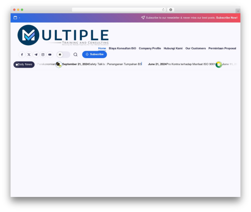 Blogsy theme WordPress free - konsultaniso.web.id