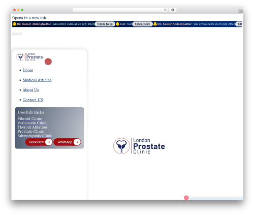 Nextbricks WordPress plugin - londonprostateclinic.com