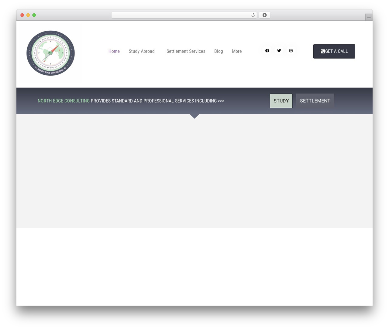 Customify WordPress theme - northedgeconsultancy.com