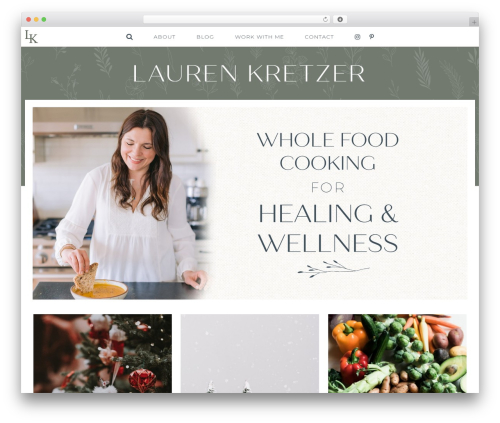 Essentials WordPress theme - laurenkretzer.com