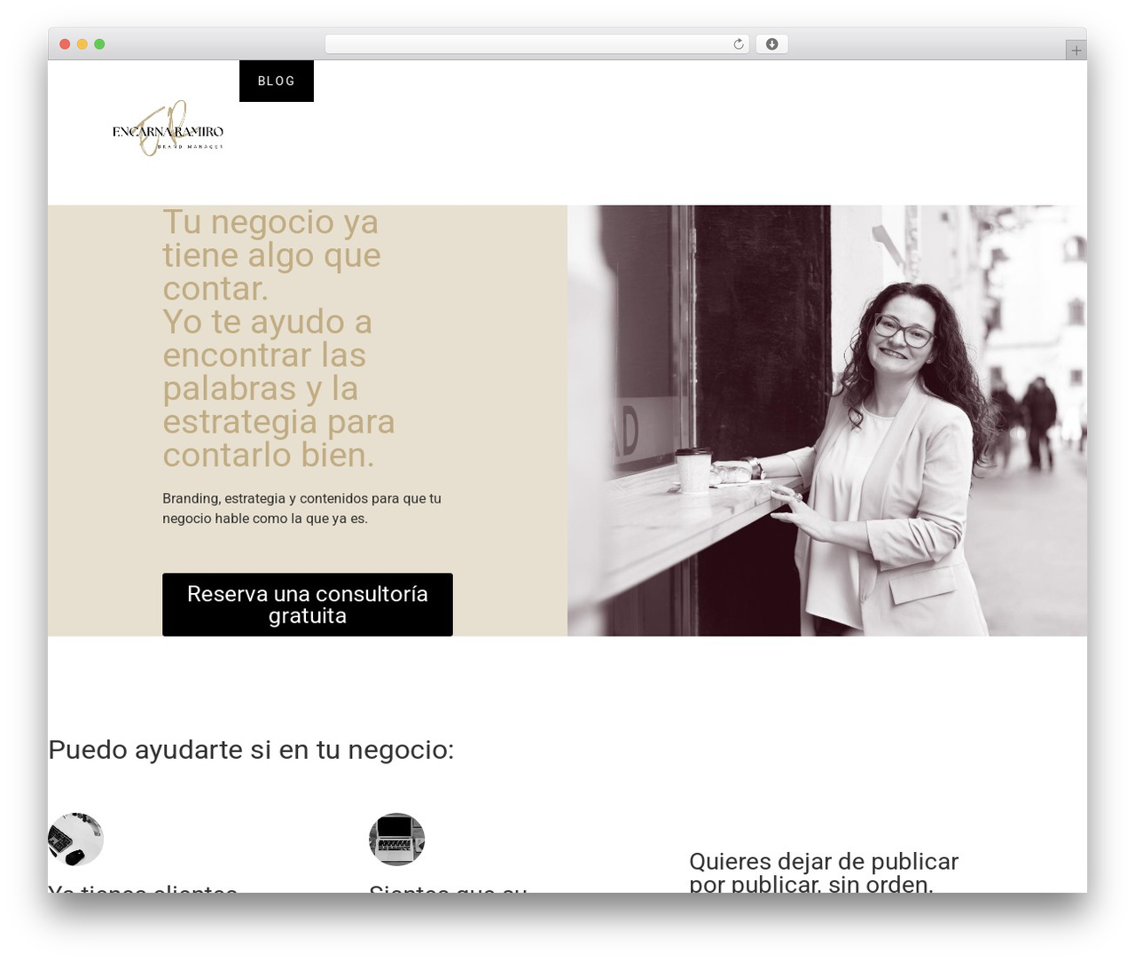 Hello Elementor theme WordPress - encarnaramiro.com