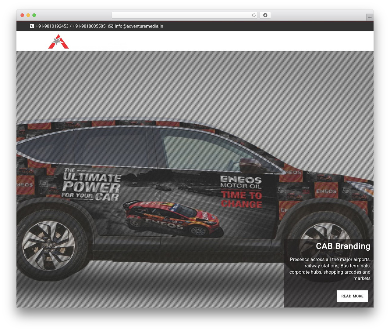 ken WordPress page theme - adventuremedia.in