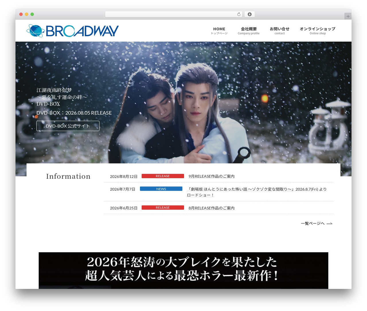 Lightning WordPress theme - net-broadway.com