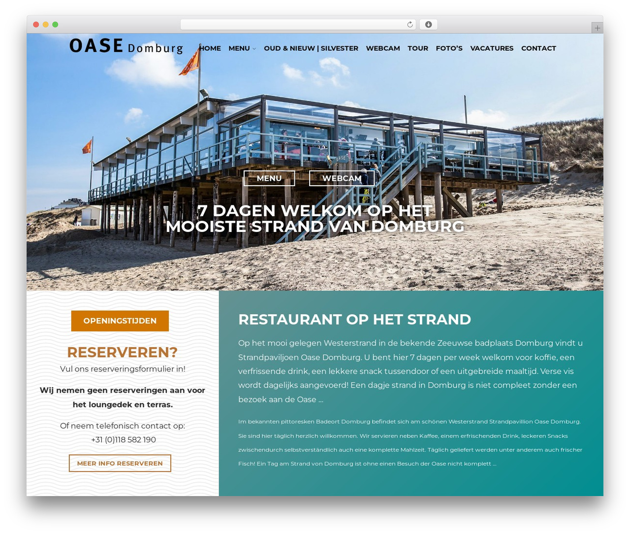 Optimizer PRO theme WordPress - oasedomburg.nl