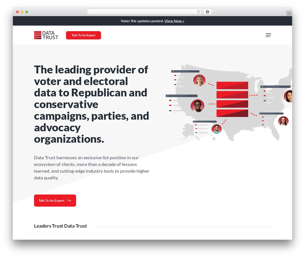 Salient WordPress theme - thedatatrust.com