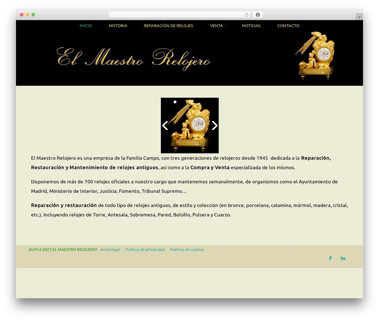 WordPress theme Roseta - elmaestrorelojero.es WordPress theme Roseta - elmaestrorelojero.es