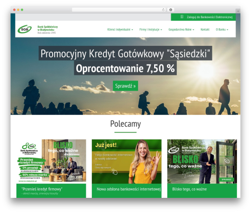 WordPress theme WP Bootstrap - bs.bialystok.pl