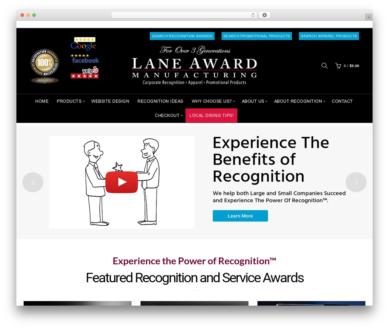 Basel WordPress ecommerce theme - laneaward.com