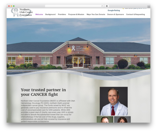 Divi theme WordPress - northernutahcancerfoundation.org