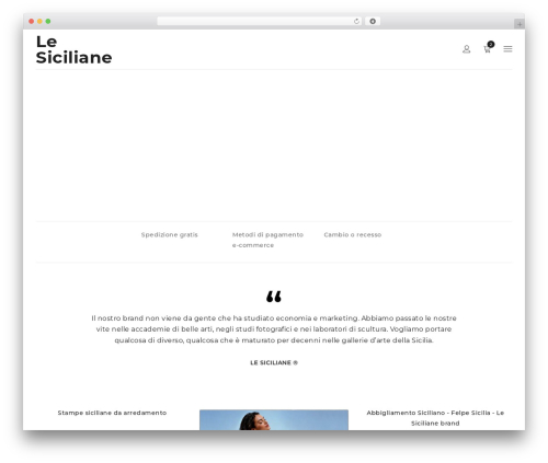 Drile WordPress theme - www.lesicilianeofficial.com