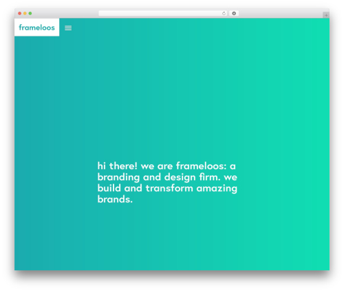 frameloos WordPress theme - frameloos.nl