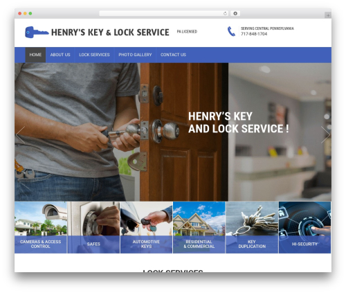 henryskeyandlockservice best WordPress theme - henryskeyandlockservice.com