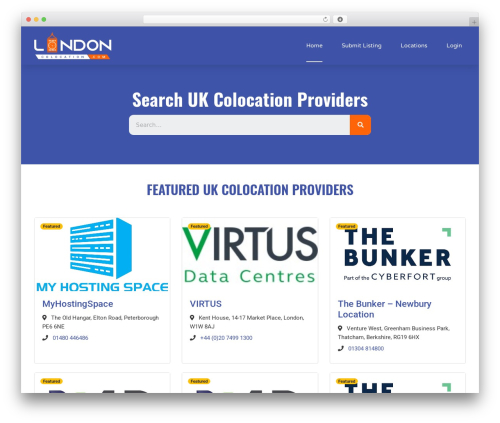 KnowHow WordPress theme - londoncolocation.com