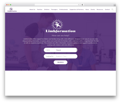 limbformation WordPress theme - limbformation.com