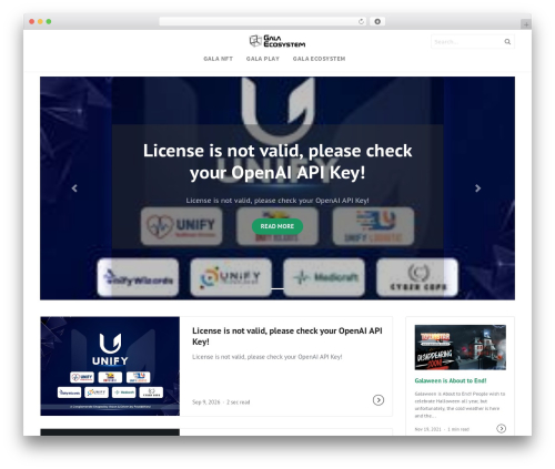 Wp ultimo WordPress plugin - galaecosystem.com