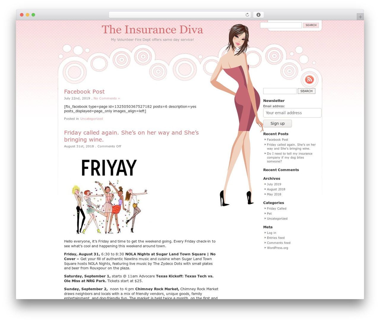Pretty Theme WordPress theme - theinsurancediva.com Pretty Theme WordPress theme - theinsurancediva.com