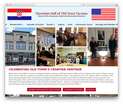 sabs WordPress theme - slavhall.org