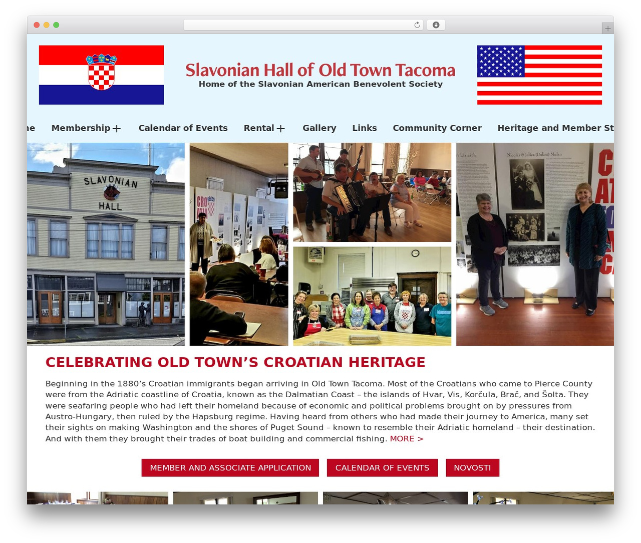 SABS WordPress theme - slavhall.org