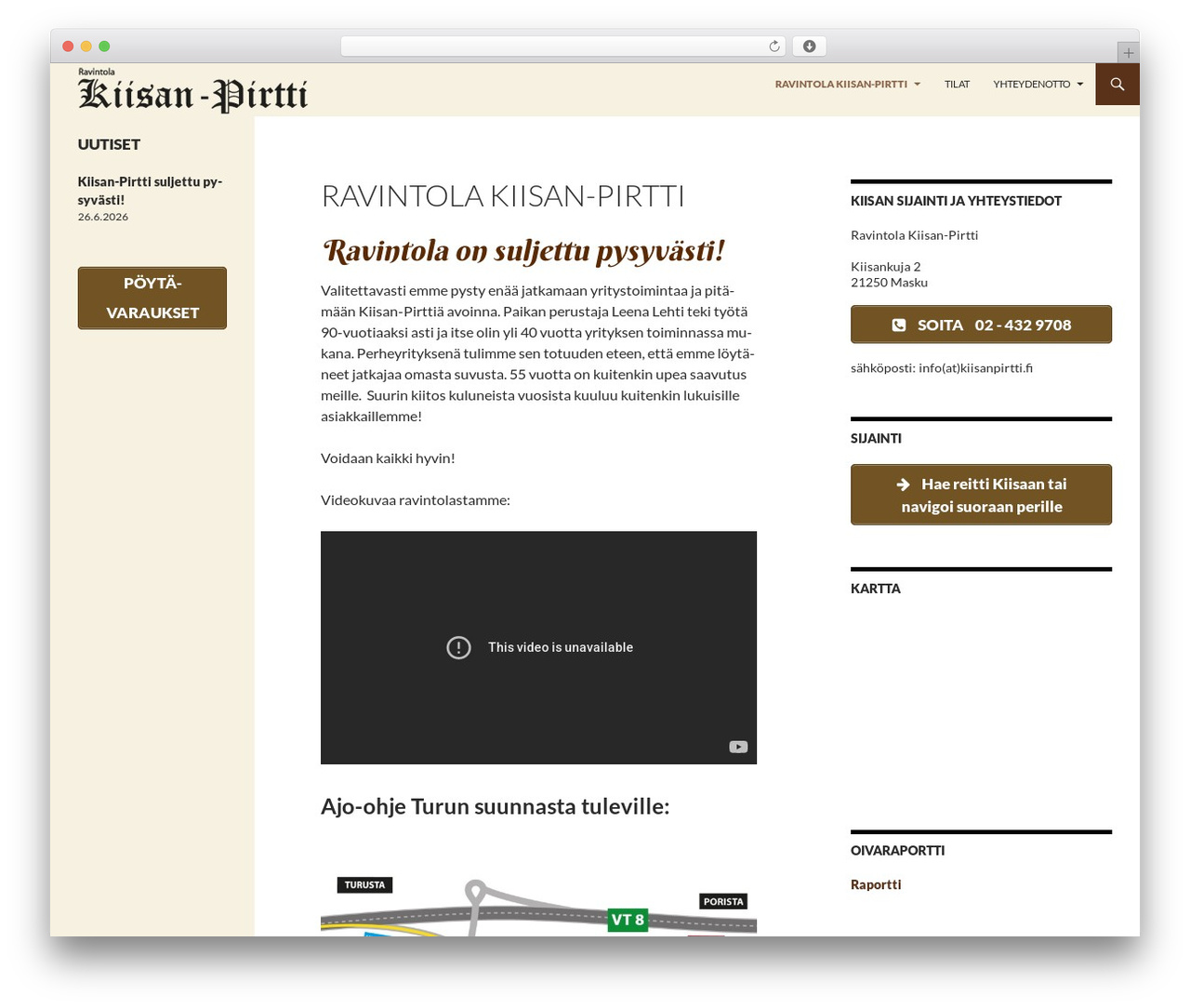 Sequel WordPress theme - kiisanpirtti.fi
