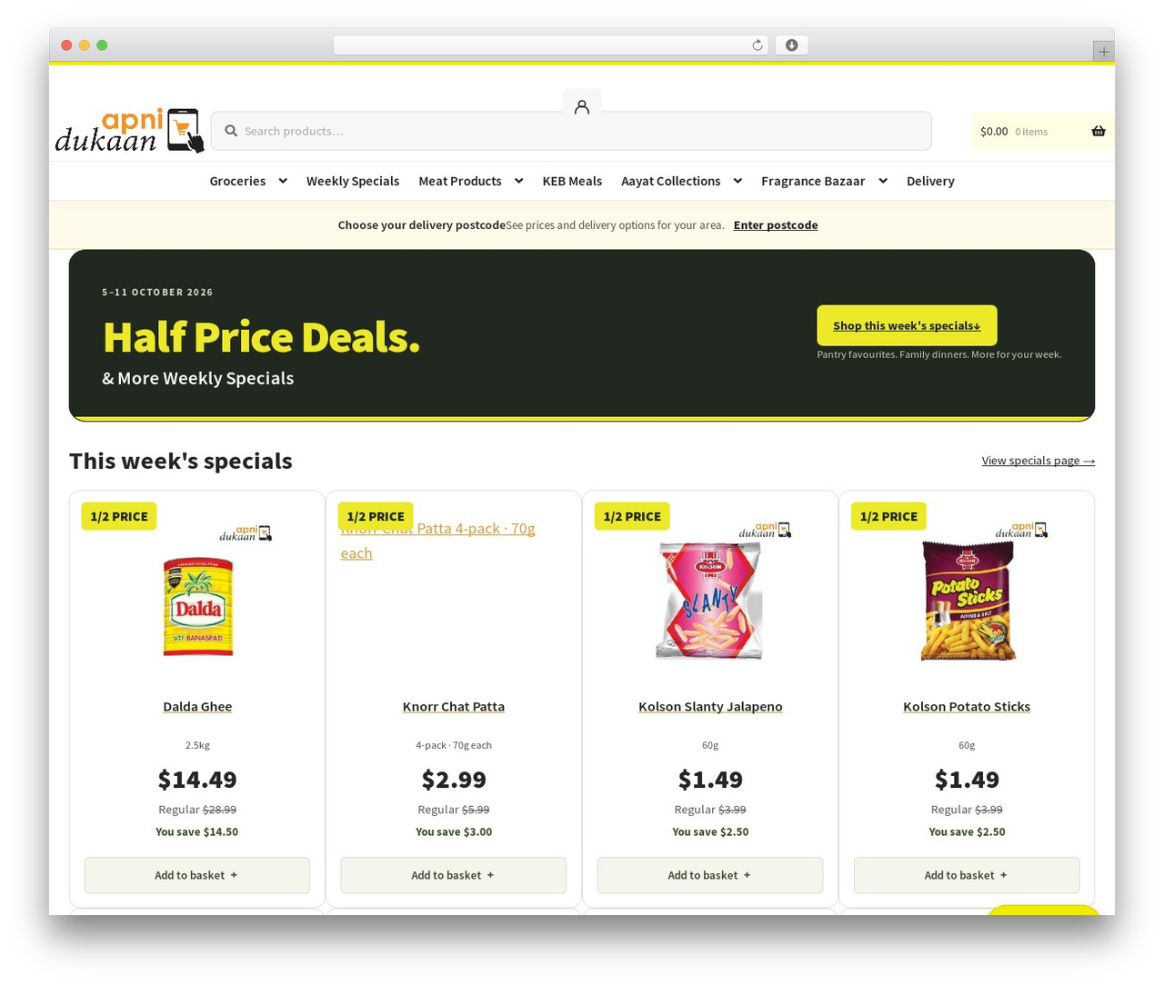 Storefront theme WordPress - apnidukaan.com.au