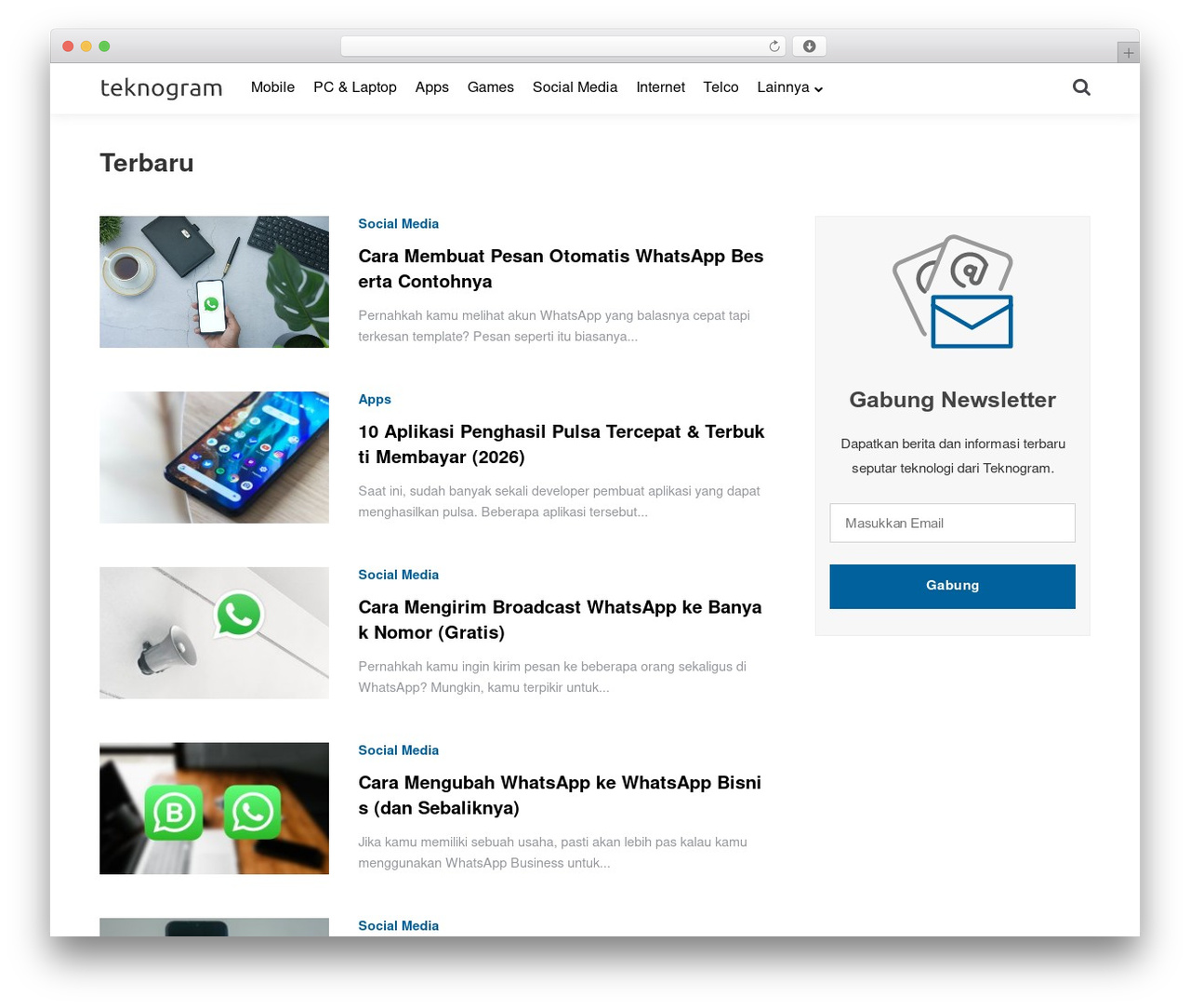 Mura - Child Theme WordPress theme - teknogram.id