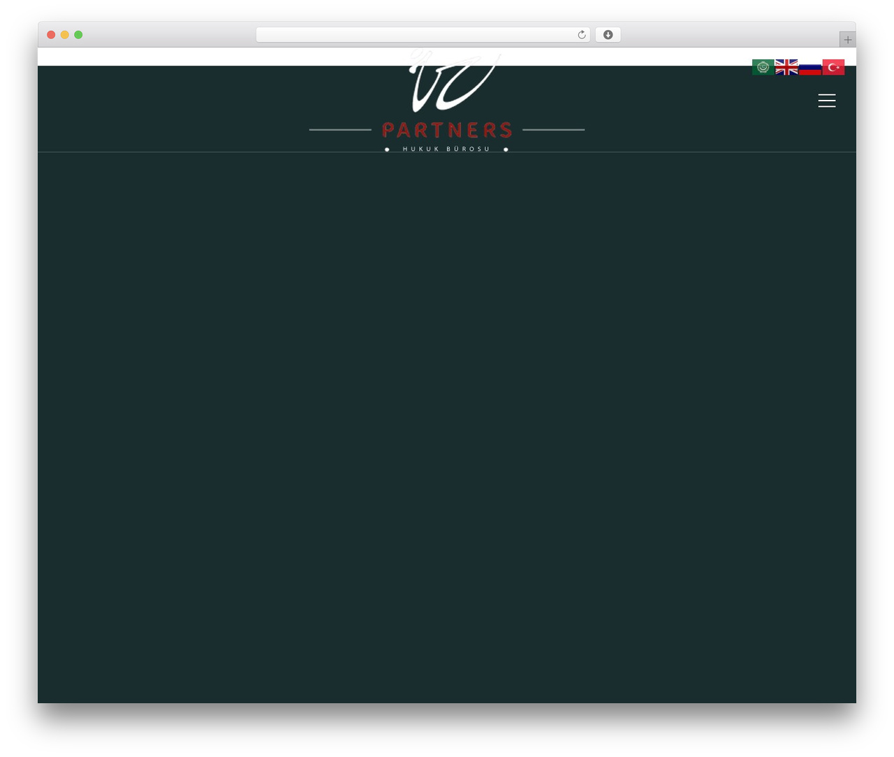 Theme WordPress Afensor - www.izpartnershukuk.com