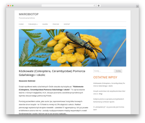 Tiny Framework WordPress theme - mikrobiotop.pl Tiny Framework WordPress theme - mikrobiotop.pl
