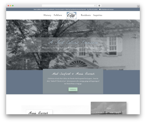 WordPress theme Divi - darrah.house
