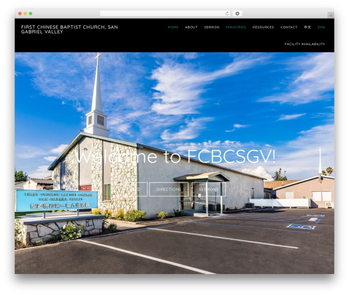 WordPress theme Genesis - fcbcsgv.org