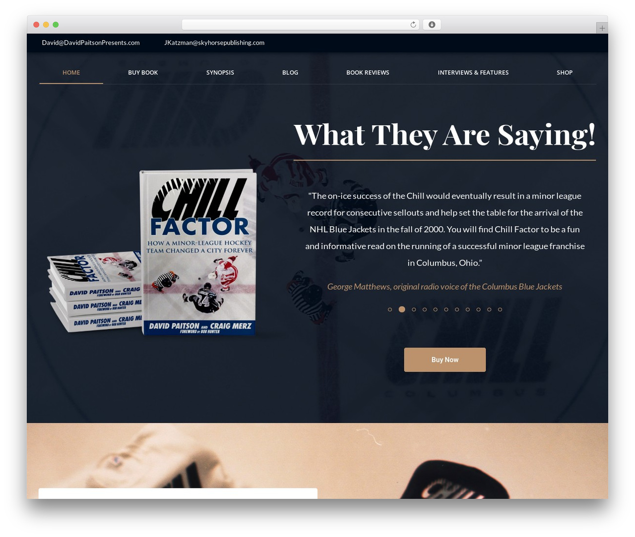WordPress theme JackBaker - davidpaitson.com
