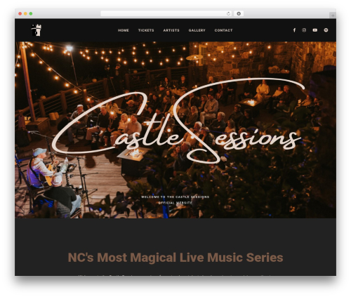 WordPress theme Slide - castlesessions.com