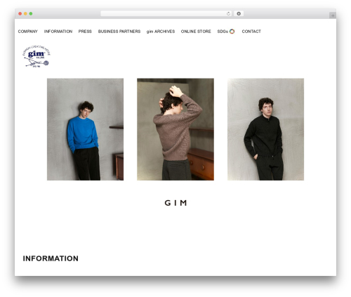WP theme gim - gim.co.jp