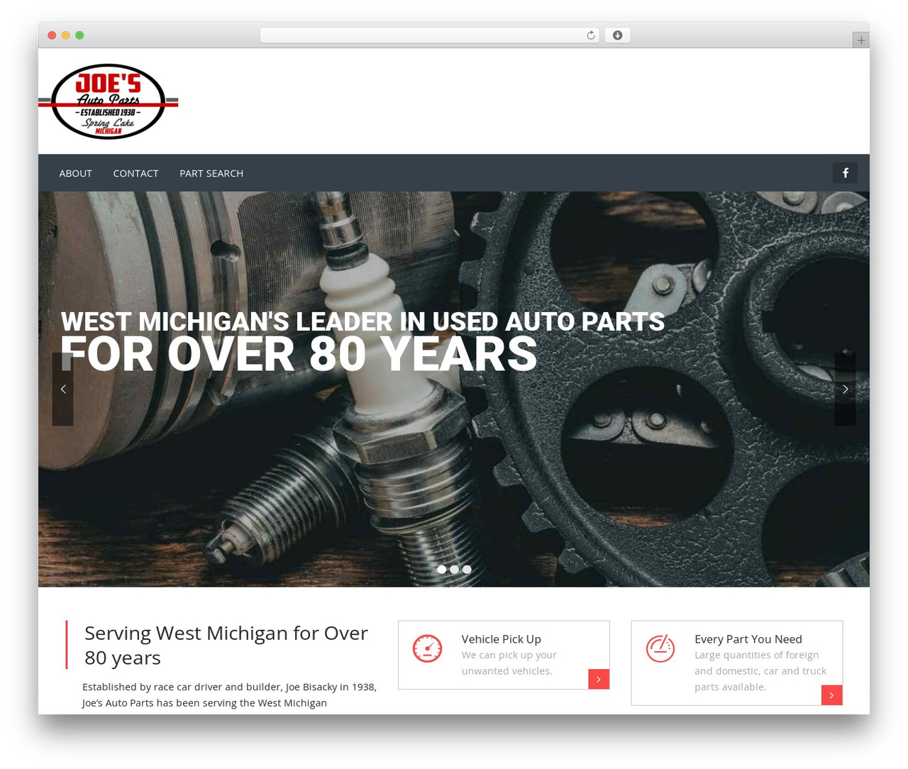 Carshire WordPress theme - joesautopartsmi.com Carshire WordPress theme - joesautopartsmi.com