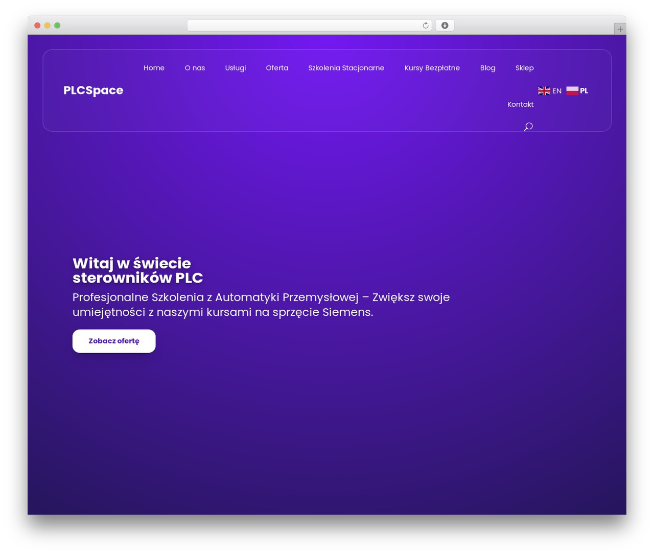Divi theme WordPress - plcspace.pl