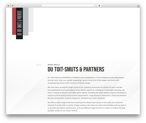 Divi WordPress theme - dtsmp.co.za