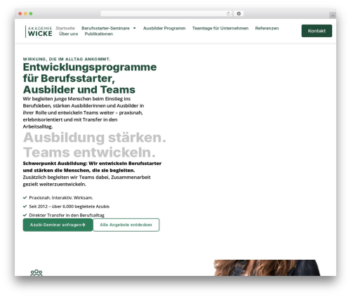 Hello Elementor WordPress theme - akademie-wicke.de