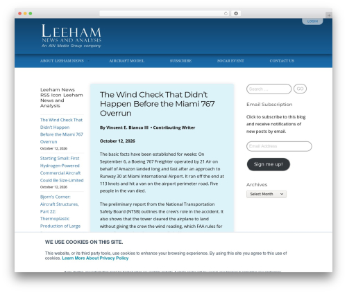 Purpose newspaper WordPress theme - leehamnews.com
