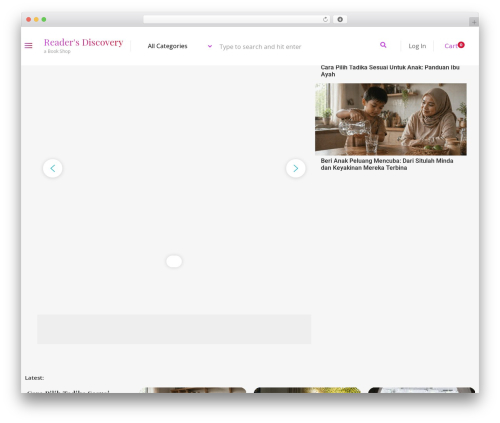 Pustaka WordPress theme design - readersdiscovery.com