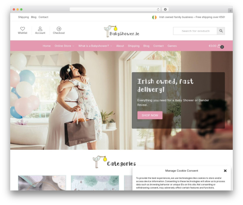 Commercegurus commercekit WordPress plugin - babyshower.ie