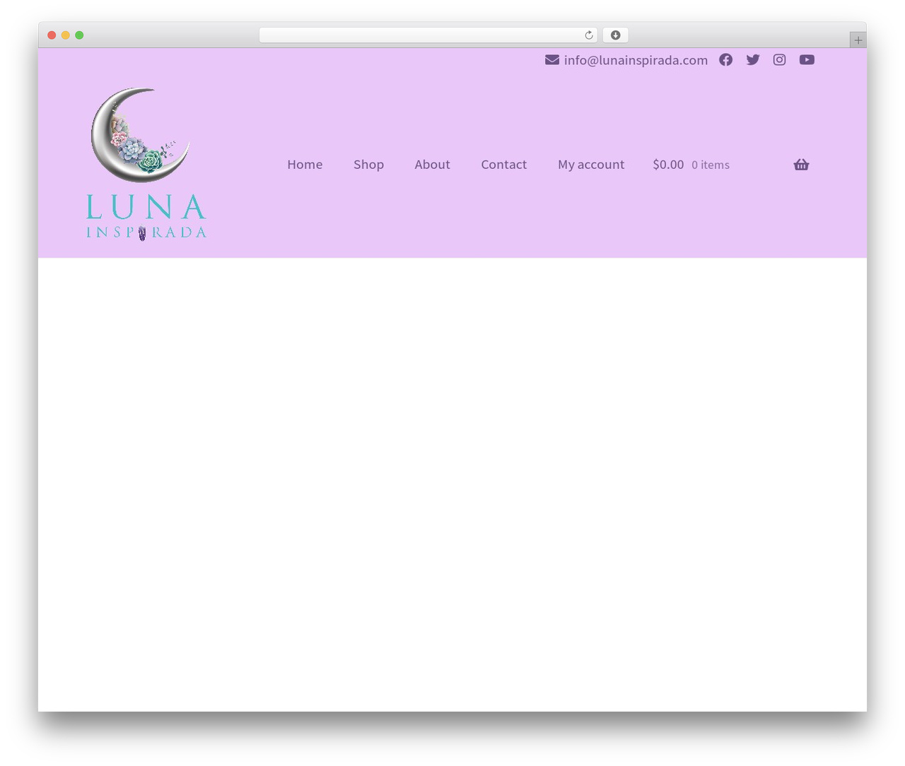 Storefront WordPress theme - lunainspirada.com