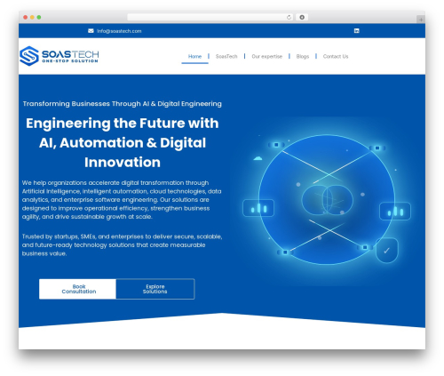TANDA WordPress theme - www.soastech.com