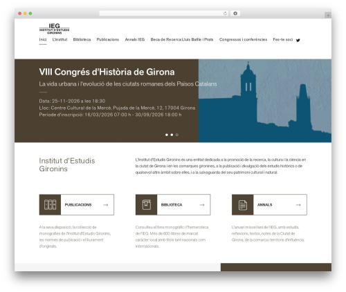 Theme WordPress IEG THEME - ieg.cat