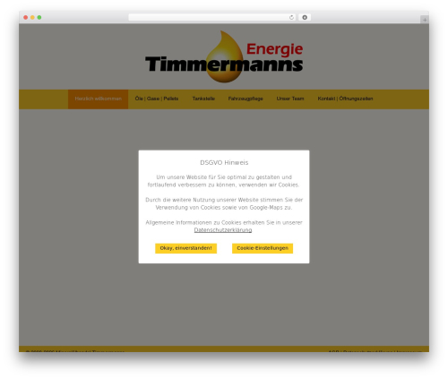 Theme WordPress GeneratePress - timmermanns-oel.de