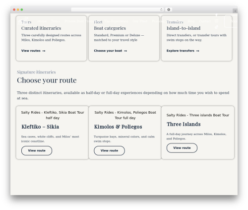 Theme WordPress RightCause - saltyrides.gr